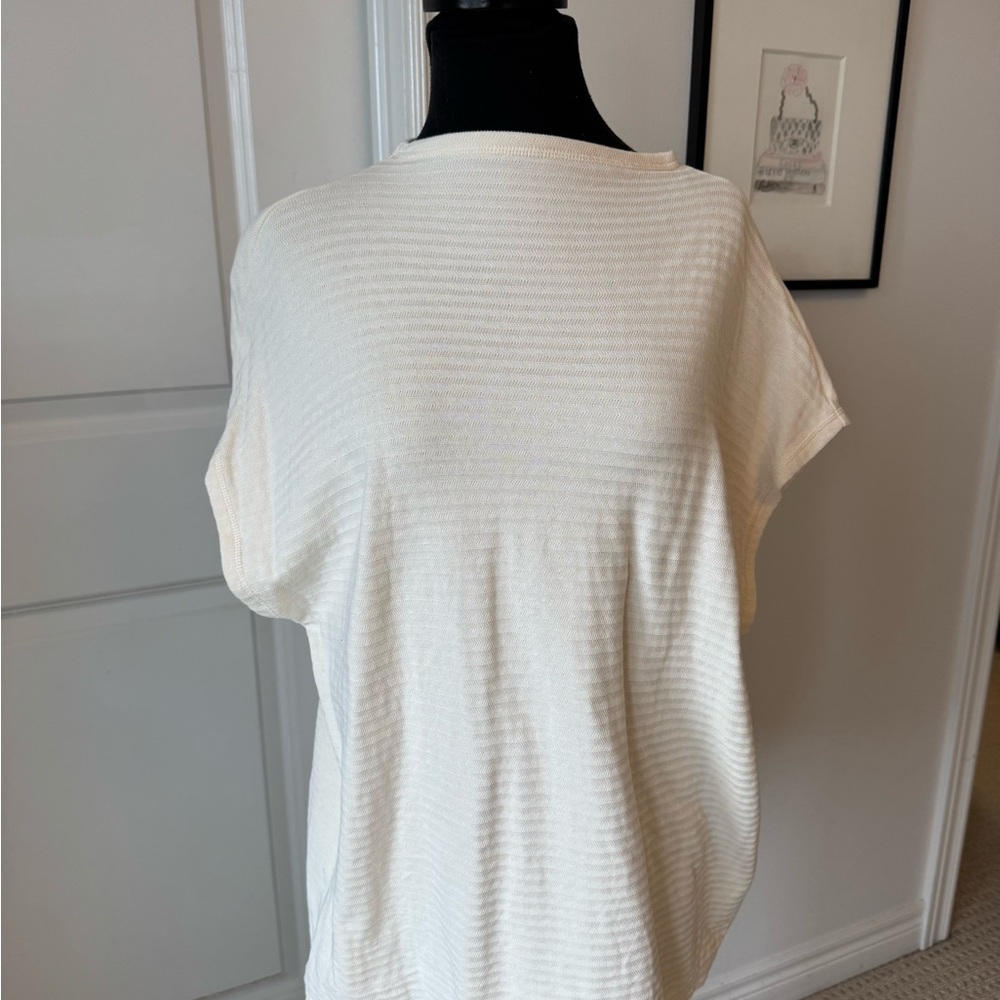 Madewell Knit Elegant Cream Women's Top size small